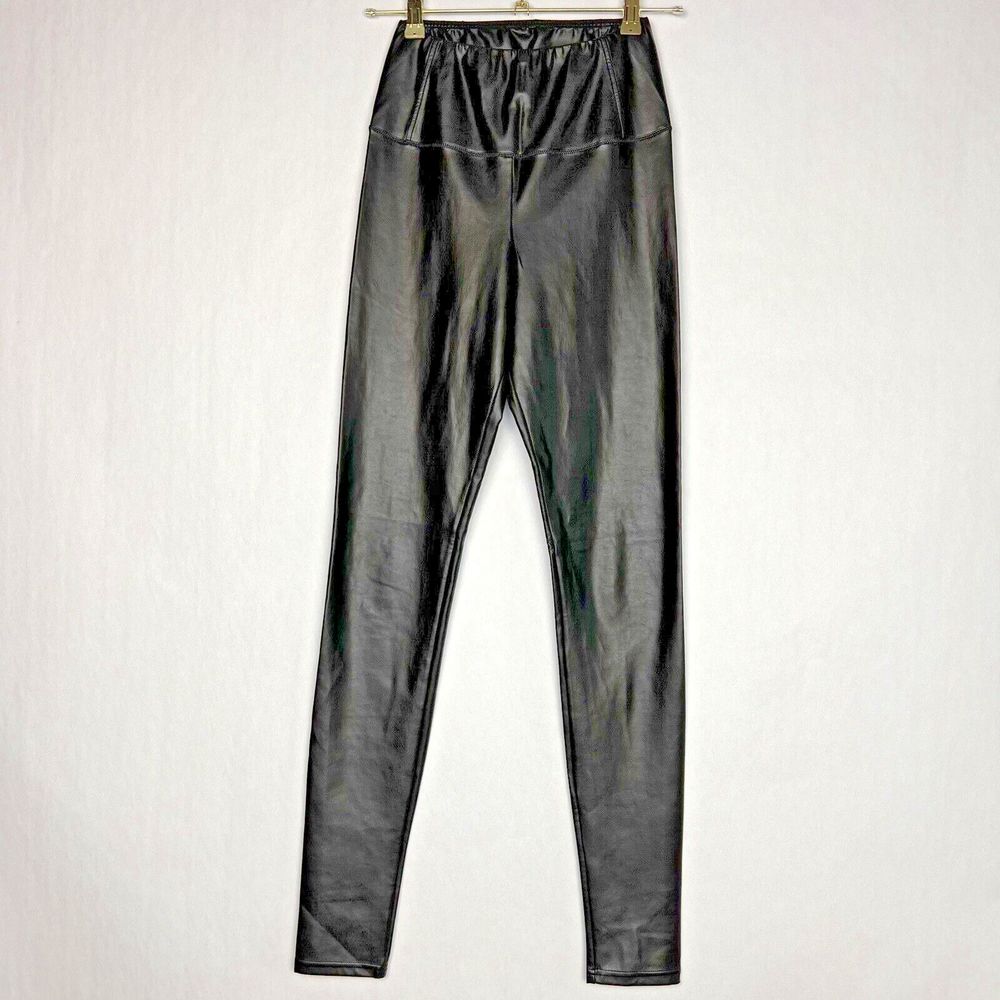 Wilfred Free Aritzia Faux Leather Leggings Womens Small Black Daria Vegan Pants
